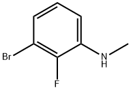 3-Bromo-2-fluoro-N-methylaniline Struktur