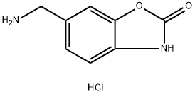 6-(aminomethyl)-2,3-dihydro-1,3-benzoxazol-2-one hydrochloride Struktur