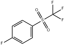 p-fluorophenyl trifluoromethyl sulfone Struktur