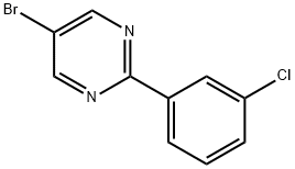 5-Bromo-2-(3-chlorophenyl)pyrimidine Struktur