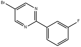 5-Bromo-2-(3-fluorophenyl)pyrimidine Struktur