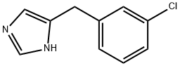 5-(3-CHLOROBENZYL)-1H-IMIDAZOLE Struktur