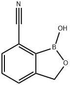 1-Hydroxy-1,3-dihydro-2,1-benzoxaborole-7-carbonitrile Struktur