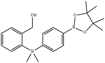 4-([2-(HydroxyMethyl)phenyl]diMethylsilyl)benzeneboronic acid pinacol ester, 95% Struktur