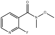 2-fluoro-N-methoxy-N-methylnicotinamide Struktur