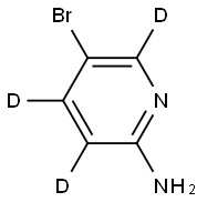 5-bromopyridin-3,4,6-d3-2-amine Struktur