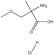 2-Amino-3-methoxy-2-methylpropanoic acid hydrochloride Struktur