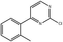 2-Chloro-4-(2-tolyl)pyrimidine Struktur