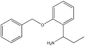 1-[2-(benzyloxy)phenyl]propan-1-amine Struktur