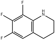 6,7,8-trifluoro-1,2,3,4-tetrahydroquinoline Struktur