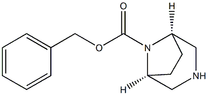 benzyl (1R,5S)-3,8-diazabicyclo[3.2.1]octane-8-carboxylate Struktur