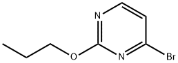 4-Bromo-2-(n-propoxy)pyrimidine Struktur