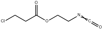 2-ISOCYANATOETHYL3-CHLOROPROPANOATE Struktur