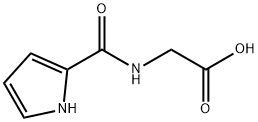 2-(1H-pyrrol-2-ylformamido)acetic acid Struktur