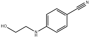 4-[(2-hydroxyethyl)amino]benzonitrile Struktur