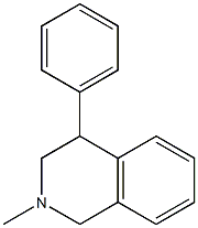 2-Methyl-4-phenyl-1,2,3,4-tetrahydroisoquinoline Struktur