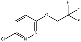 3-chloro-6-(2,2,2-trifluoroethoxy)pyridazine Struktur