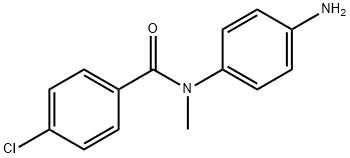 N-(4-aminophenyl)-4-chloro-N-methylbenzamide Struktur