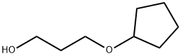 3-(cyclopentyloxy)propan-1-ol Struktur