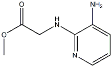 methyl 2-[(3-aminopyridin-2-yl)amino]acetate Struktur