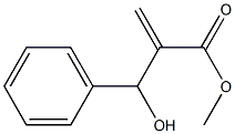 methyl 2-[hydroxy(phenyl)methyl]prop-2-enoate Struktur