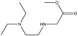 methyl 2-{[2-(diethylamino)ethyl]amino}acetate Struktur