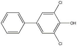 3,5-DICHLORO-4-HYDROXYBIPHENYL Struktur