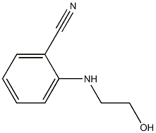 2-[(2-hydroxyethyl)amino]benzonitrile Struktur