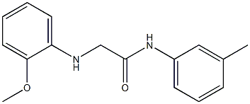 2-[(2-methoxyphenyl)amino]-N-(3-methylphenyl)acetamide Struktur