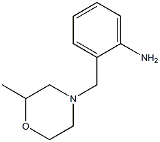 2-[(2-methylmorpholin-4-yl)methyl]aniline Struktur