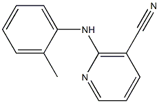 2-[(2-methylphenyl)amino]nicotinonitrile Struktur