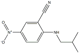 2-[(2-methylpropyl)amino]-5-nitrobenzonitrile Struktur