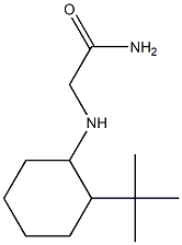 2-[(2-tert-butylcyclohexyl)amino]acetamide Struktur