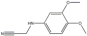 2-[(3,4-dimethoxyphenyl)amino]acetonitrile Struktur