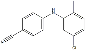 4-[(5-chloro-2-methylphenyl)amino]benzonitrile Struktur