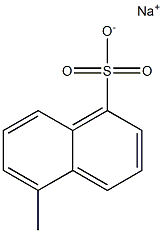 5-Methyl-1-naphthalenesulfonic acid sodium salt Struktur