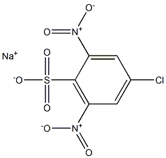 4-Chloro-2,6-dinitrobenzenesulfonic acid sodium salt Struktur