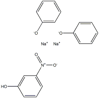 Sodium 5-nitro-phenol guaiacol / 2-methoxy-5-nitro sodium phenoxide Struktur