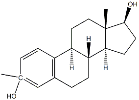 3-methylestradiol Struktur