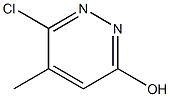 6-CHLORO-5-METHYLPYRIDAZIN-3-OL Struktur