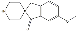 6-METHOXYSPIRO[INDENE-2,4''-PIPERIDIN]-1(3H)-ONE Struktur