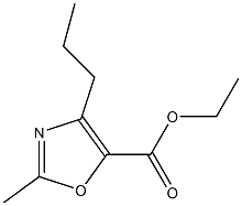 ETHYL 2-METHYL-4-PROPYL-1,3-OXAZOLE-5-CARBOXYLATE Struktur