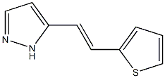 5-[2-(2-thienyl)vinyl]-1H-pyrazole Struktur