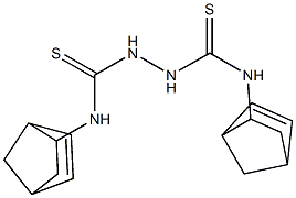 N1,N2-dibicyclo[2.2.1]hept-5-en-2-ylhydrazine-1,2-dicarbothioamide Struktur