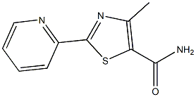 4-methyl-2-(2-pyridinyl)-1,3-thiazole-5-carboxamide Struktur