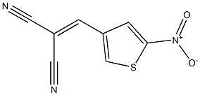 2-[(5-nitro-3-thienyl)methylidene]malononitrile Struktur