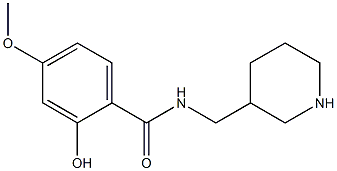 2-hydroxy-4-methoxy-N-(piperidin-3-ylmethyl)benzamide Struktur