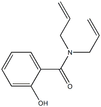 2-hydroxy-N,N-bis(prop-2-en-1-yl)benzamide Struktur