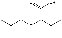 2-isobutoxy-3-methylbutanoic acid Struktur