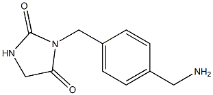 3-[4-(aminomethyl)benzyl]imidazolidine-2,4-dione Struktur